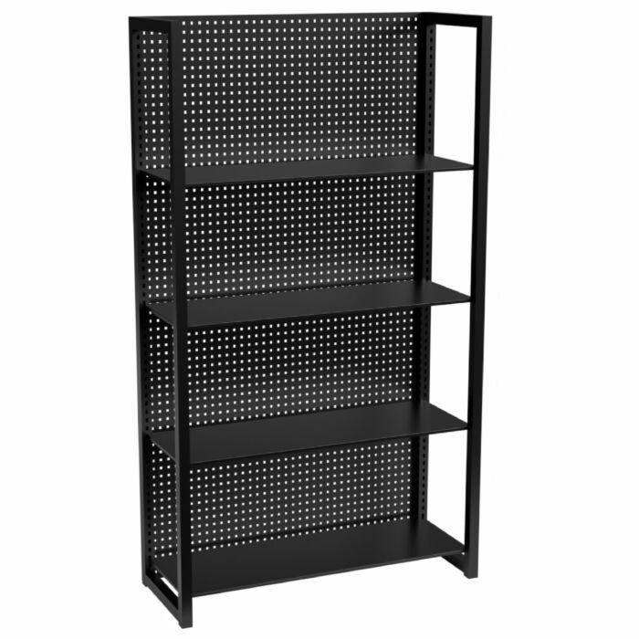 Kraftmeister Standard étagère de rangement en métal 120 cm noir