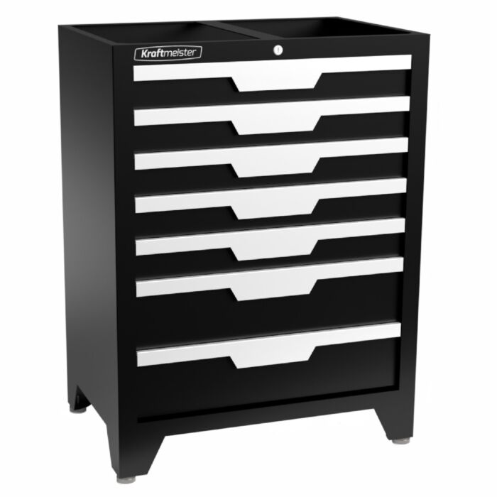 Kraftmeister Standard armoire à outils avec 7 tiroirs noir