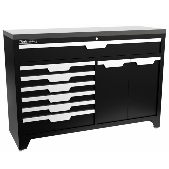 Kraftmeister Standard armoire à outils XL inox noir