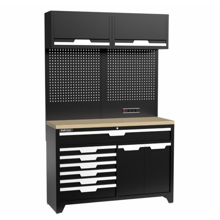 Kraftmeister Standard mobilier d'atelier Minnesota contreplaqué noir