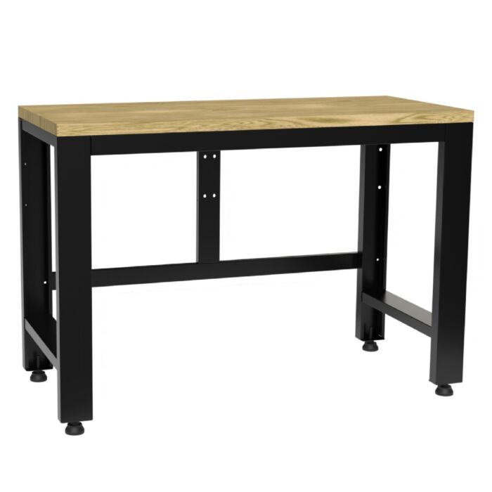 Kraftmeister Premium établi chêne 136 cm noir