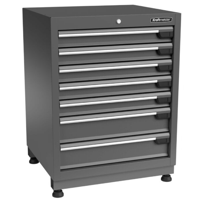 Kraftmeister Premium armoire à outils 7 tiroirs gris
