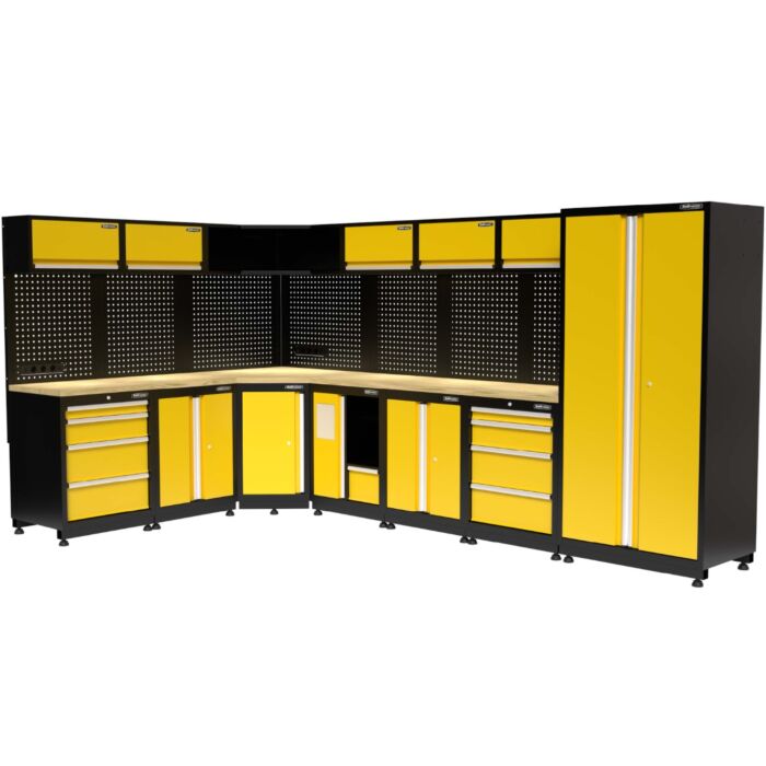 Kraftmeister Premium mobilier d'atelier Edmonton chêne jaune