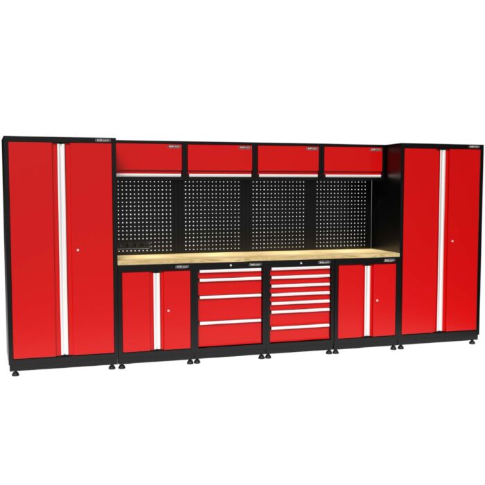 Kraftmeister Premium mobilier d'atelier Winnipeg chêne rouge