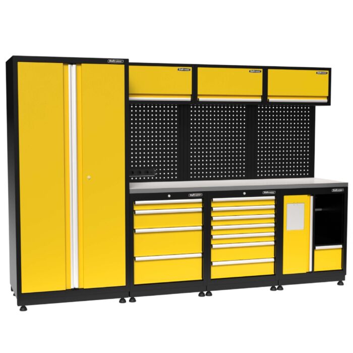 Kraftmeister Premium mobilier d'atelier Halifax Inox jaune