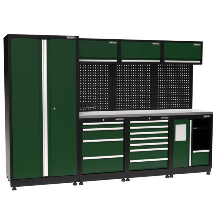 Kraftmeister Premium mobilier d'atelier Halifax Inox vert