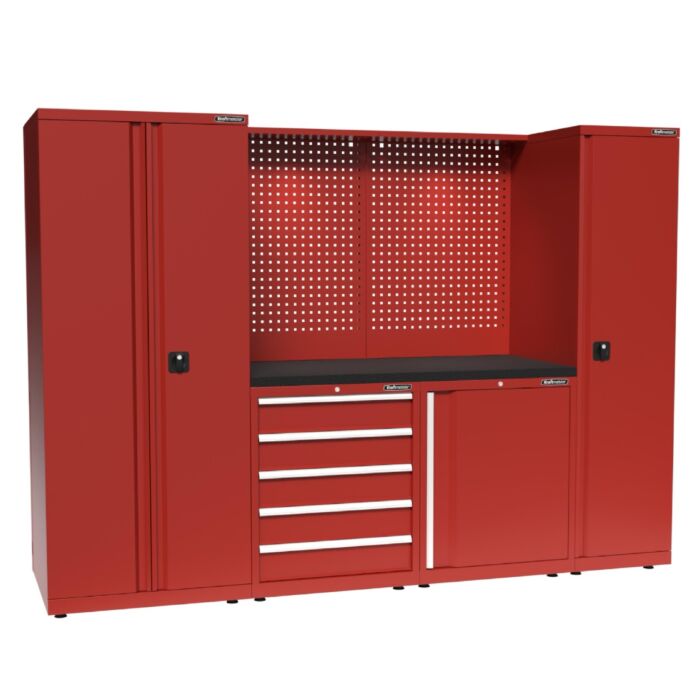 Kraftmeister Expert mobilier d'atelier M hybride rouge