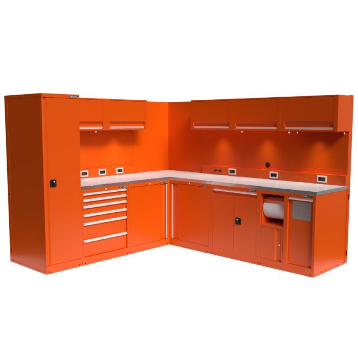 Kraftmeister Expert setup d'angle L inox orange