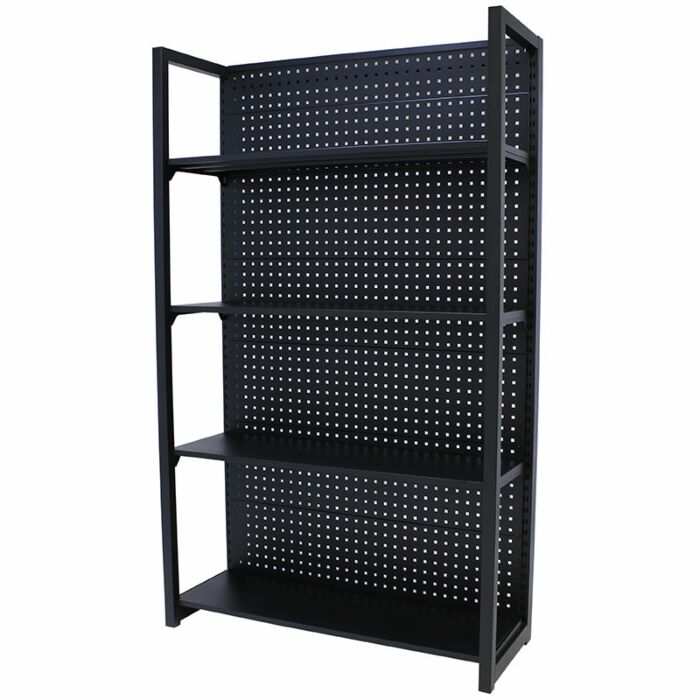 Kraftmeister Standard étagère de rangement en métal 120 cm noir