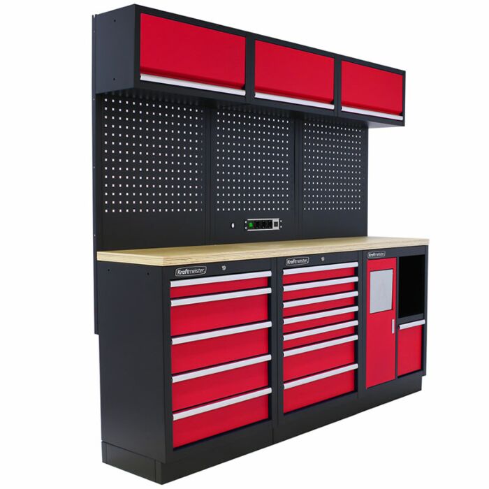 Kraftmeister Standard mobilier d'atelier Maryland contreplaqué rouge