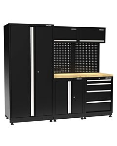 Kraftmeister Pro mobilier d'atelier Adelaide chêne noir