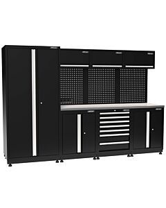 Kraftmeister Pro mobilier d'atelier Darwin inox noir