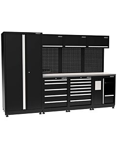 Kraftmeister Pro mobilier d'atelier Bendigo inox noir