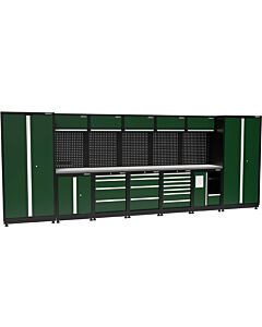 Kraftmeister Premium mobilier d'atelier Montreal Inox vert