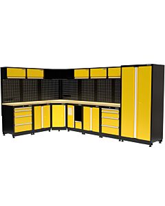 Kraftmeister Premium mobilier d'atelier Edmonton chêne jaune