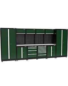 Kraftmeister Premium mobilier d'atelier Winnipeg inox vert