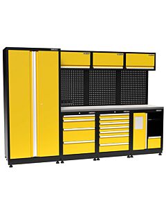 Kraftmeister Premium mobilier d'atelier Halifax Inox jaune