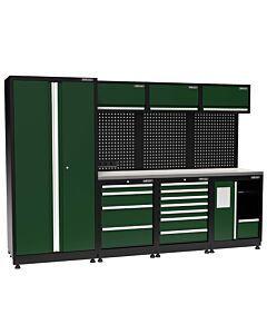 Kraftmeister Premium mobilier d'atelier Halifax Inox vert