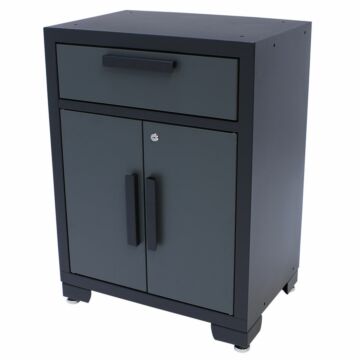 George Tools Budget armoire de rangement avec tiroir gris