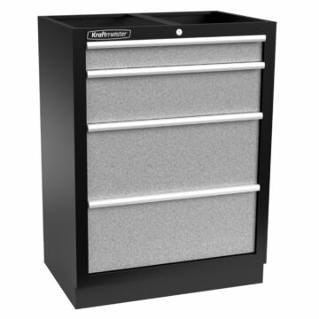 Kraftmeister Standard armoire à outils avec 4 tiroirs gris