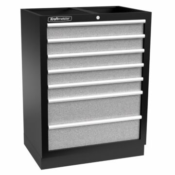 Kraftmeister Standard armoire à outils avec 7 tiroirs gris