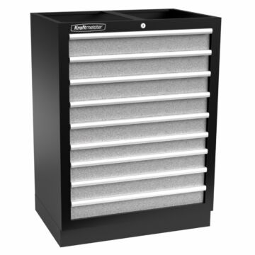 Kraftmeister Standard armoire à outils avec 9 tiroirs gris