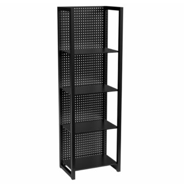 Kraftmeister Standard étagère de rangement en métal 68 cm noir