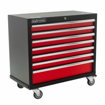 Kraftmeister Standard servante d'atelier XL 7 tiroirs rouge