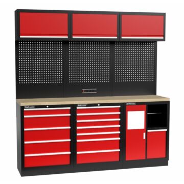 Kraftmeister Standard mobilier d'atelier Maryland contreplaqué rouge