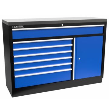 Kraftmeister Standard armoire à outils XL inox bleu