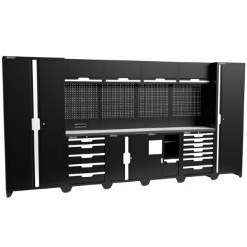 Kraftmeister Standard mobilier d'atelier Michigan inox noir