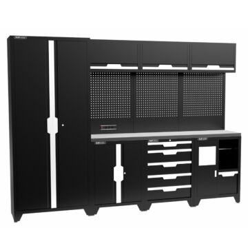 Kraftmeister Standard mobilier d'atelier Washington inox noir