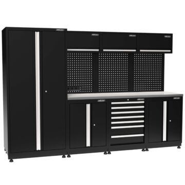 Kraftmeister Pro mobilier d'atelier Darwin inox noir