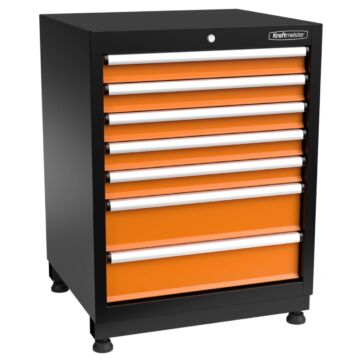 Kraftmeister Premium armoire à outils 7 tiroirs orange