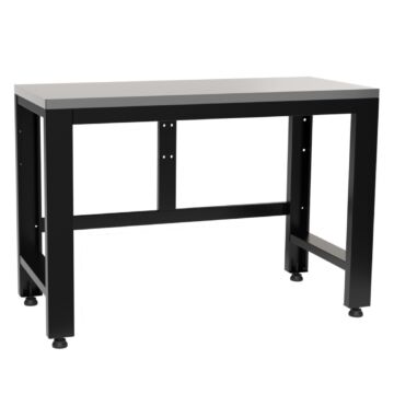 Kraftmeister Premium établi inox 136 cm noir