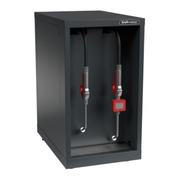 Kraftmeister Expert armoire avec 2 enrouleurs de câble pour liquides anthracite