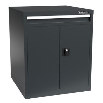 Kraftmeister Expert armoire pour ordinateur avec prise anthracite