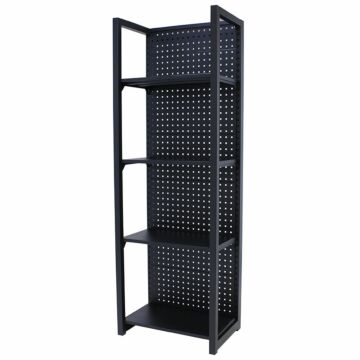 Kraftmeister Standard étagère de rangement en métal 68 cm noir