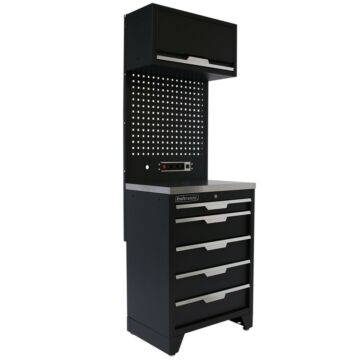 Kraftmeister Standard mobilier d'atelier Vermont inox noir