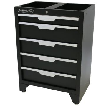 Kraftmeister Standard armoire à outils avec 5 tiroirs noir
