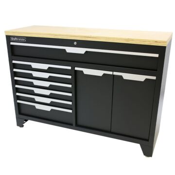 Kraftmeister Standard armoire à outils XL contreplaqué noir