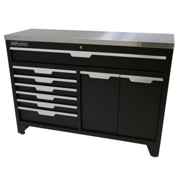 Kraftmeister Standard armoire à outils XL inox noir