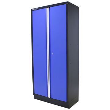 Kraftmeister Standard armoire haute avec 2 portes bleu